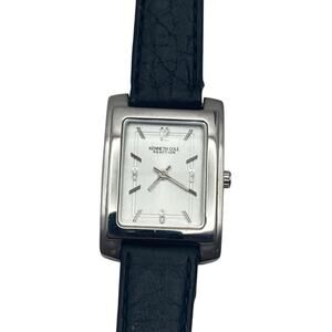 Kenneth Cole Reaction Women's Watch 22mm - Adjustable Leather Band - New Battery